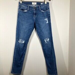 FRAME Denim Le Garcon Boyfriend Fit Jeans Brooks Wash 26